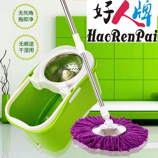 Rotating Mop Barrel Good God Tug Hand Press Double Drive Automatic Drag Cloth Barrel Domestic Mopping Stainless Steel Mop