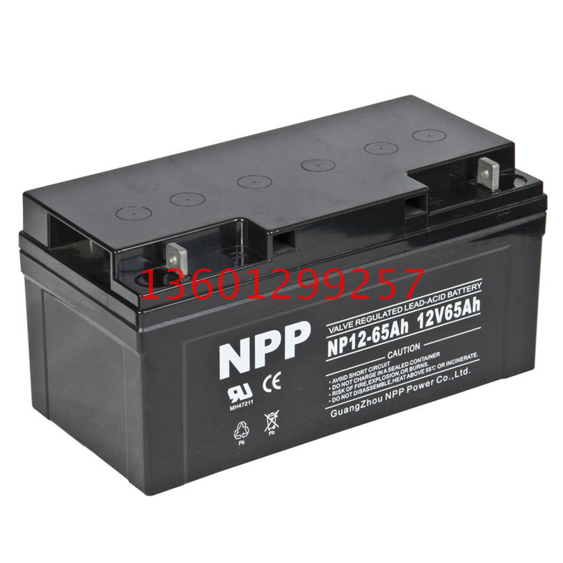 NPP Naipu battery NP55-12 Naipu 12V55AH UPS battery maintenance-free warranty for three years
