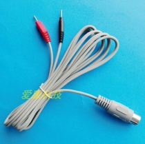 Coarse electrode sheet connection wire five-Core plug 2mm pin one drag two medium and low frequency longitude instrument accessories wire