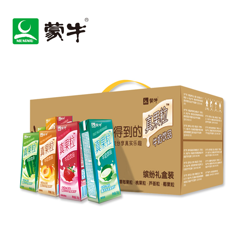 【天猫超市】蒙牛  真果粒礼盒装250g*24盒