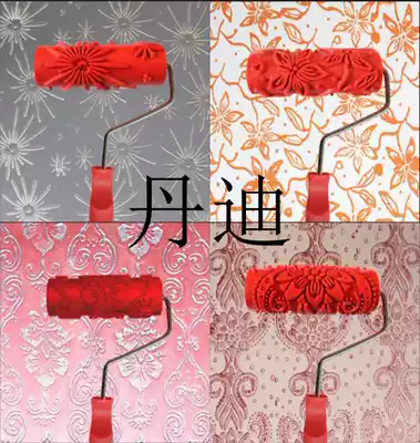 5 inch diatom mud embossing roller texture paint printing roller art coating tool wall paper paint embossing roller