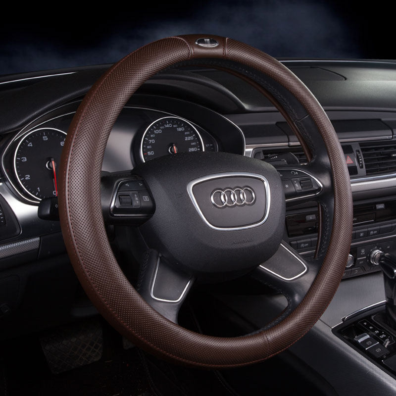 皮质汽车方向盘套四季通用把套11