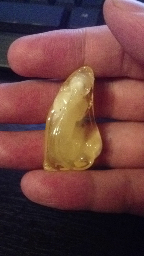 Natural Baltic Amber Honey Wax Pendant 5 2 gr gold hanging honey (leppoon) Auspicious Sculptures Diy Accessories-Taobao