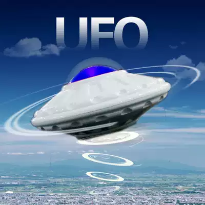 Yueji UFO resonance speaker UFO magic mini desktop small audio active multimedia subwoofer with flashing light
