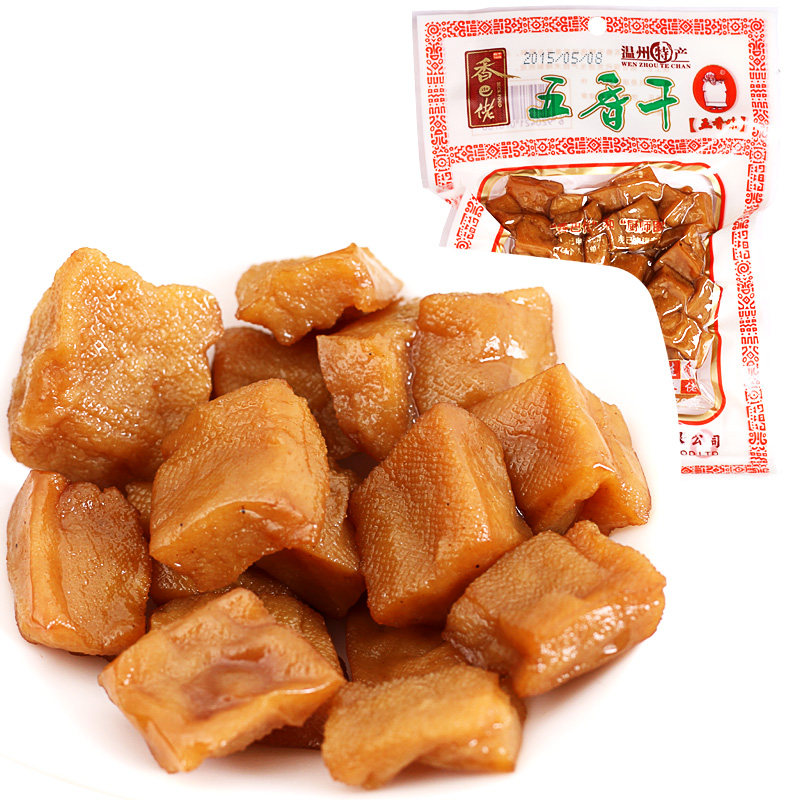 【天猫超市】香巴佬五香干72g/袋 五香味 豆腐干 豆干 豆腐 零食
