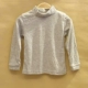 Áo thun dáng dài tay cho bé cổ điển màu trơn cổ tròn áo thun cotton nửa cổ cao 3 tuổi -6 tuổi