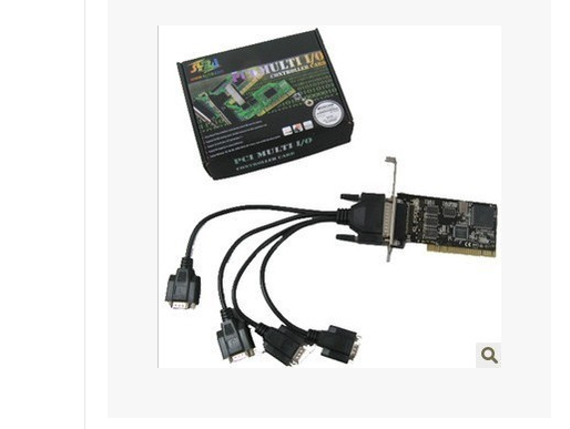  West Bully PCI Transfer Four Strings of RS-232 Serial Port Augmentation Card 9-pin com-port Communication Card