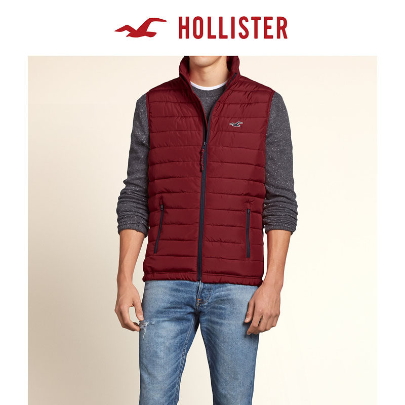 Hollister 轻盈松软马甲 男 98546