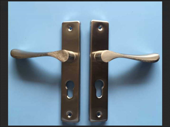 Special lock for aluminum alloy door Bathroom door Plastic steel door lock Interior door Gate lock Narrow lock body