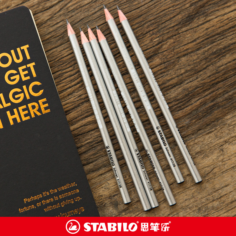 German STABILTO PEN MUSIC 417 ROUND POLE PENCIL HB 2B IMPORTED ELEMENTARY SCHOOL CHILDREN ENVIRONMENTALLY FRIENDLY PENCILS-Taobao