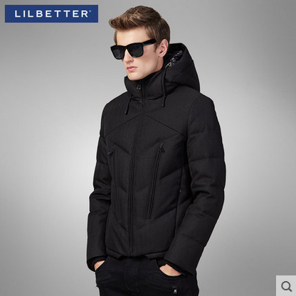 Купить Пуховик мужской легкий lilbetter мужской пуховик с капюшоном ...