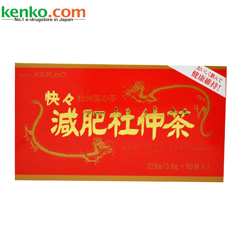 【日本直邮】快快杜仲茶 3.8g×60包 冷热均可