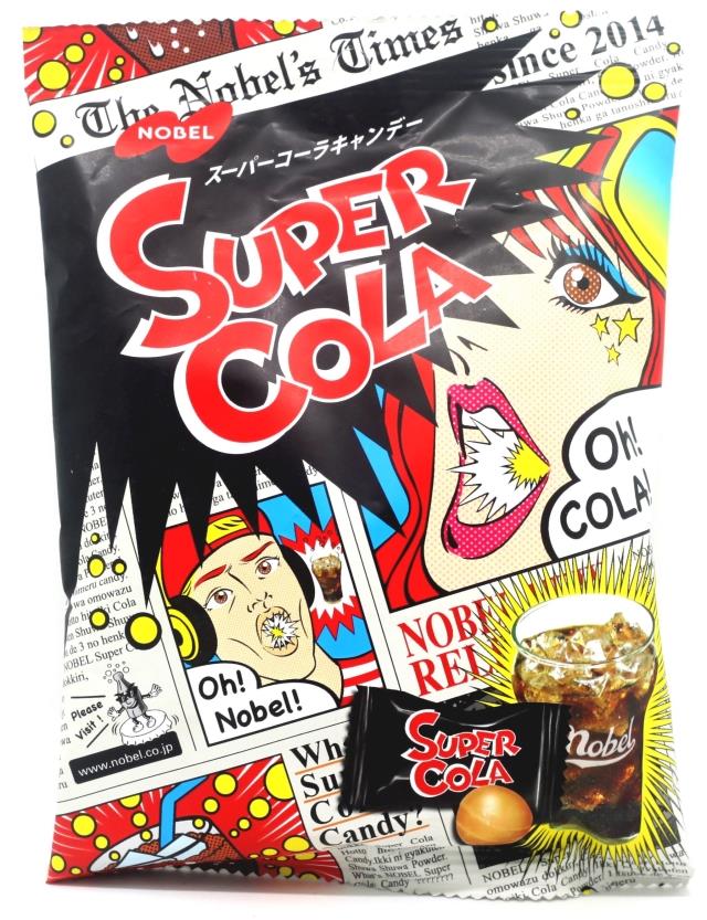 Japanese snacks NOBEL NOBEL Super Cola carbonated soda triple sandwich sugar 88g (cola flavor)