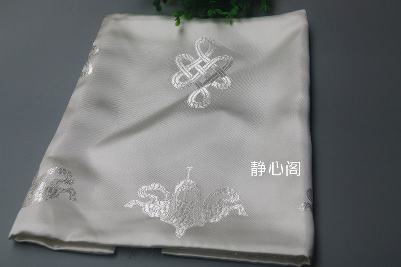 Baohada Tibetan ornaments scarf decorated Mongolian liturgy with five-color Hada white style