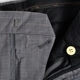 Quần len nam Found Houndstooth Quần lửng Slim Business Quần liền thân đi làm giản dị quan tay nam Suit phù hợp