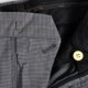 Quần len nam Found Houndstooth Quần lửng Slim Business Quần liền thân đi làm giản dị quần tây ống rộng nam Suit phù hợp