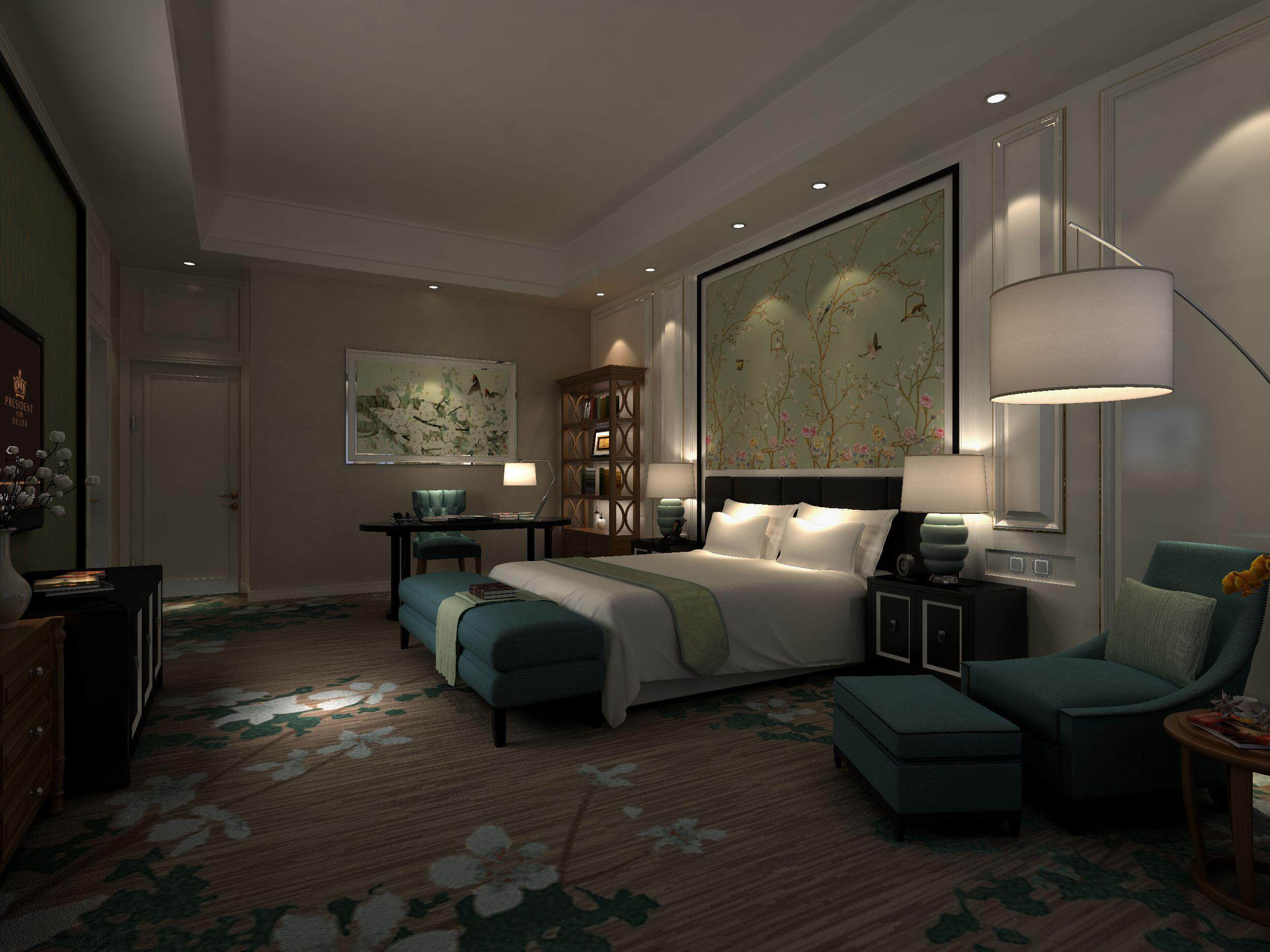 President Hotel (Guangzhou Chimelong Branch)Negative ion health big Bed Room