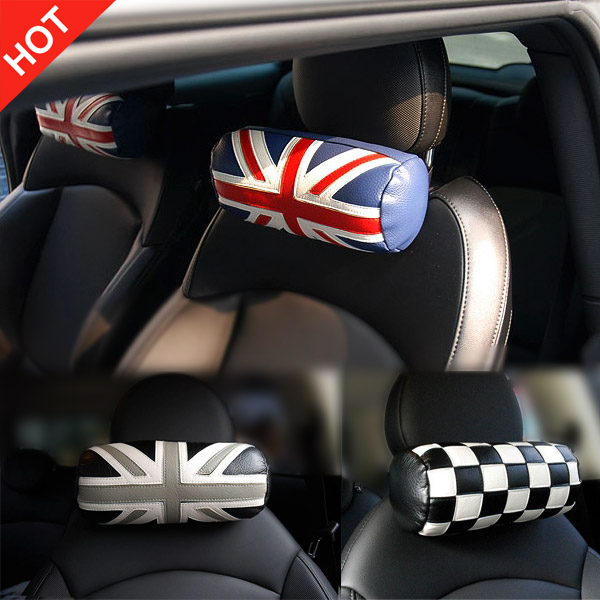 汽车颈枕 宝马迷你mini头枕 英伦米字旗护颈枕cooper countryman