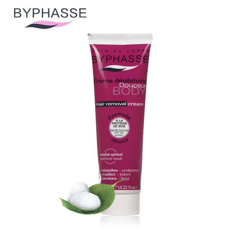 BYPHASSE蓓昂斯蚕丝精华脱毛膏125ml 脱毛膏EWENbNNW