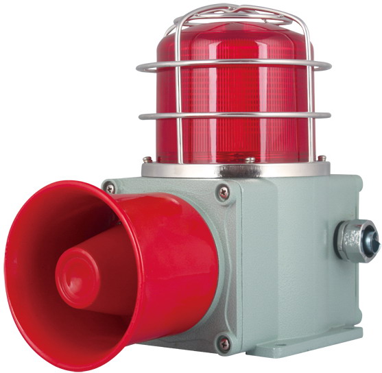 TLRHDL-P with explosion protection mesh hood cast aluminum heavy load Industrial sound and light alarm light alarm light