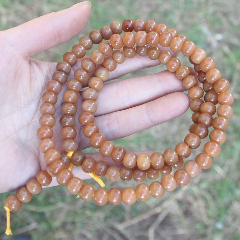 Weathered Fruit Bodhi Root Natural Weathering 108 Apple Round Bodhi Root Bodhi Root 6 Beads