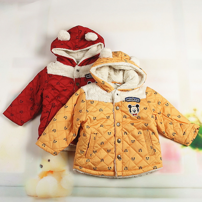 丽婴房童装专柜正品冬季婴幼童夹棉保暖棉服宝宝外套0844010704