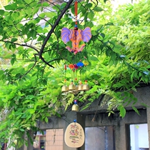 Color elephant wind chimes Yunnan hanging decoration color leather metal bell Dai characteristic Tea Room restaurant decoration pendant birthday gift