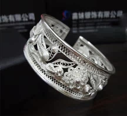 苗族銀莊純銀九龍保健杯貴金屬材質銀白色直身保溫杯送禮佳品