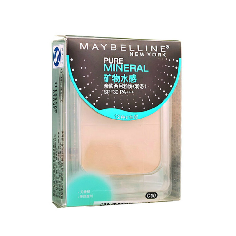 美宝莲 矿物水漾/水感亲肤两用粉饼（粉芯）7.5g