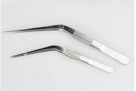 Stainless Steel Kneecap Tweezers Medical Ear Shit Tweezers Cleaning 16cm Baby Nose Shit Clips Safety Grip Tool