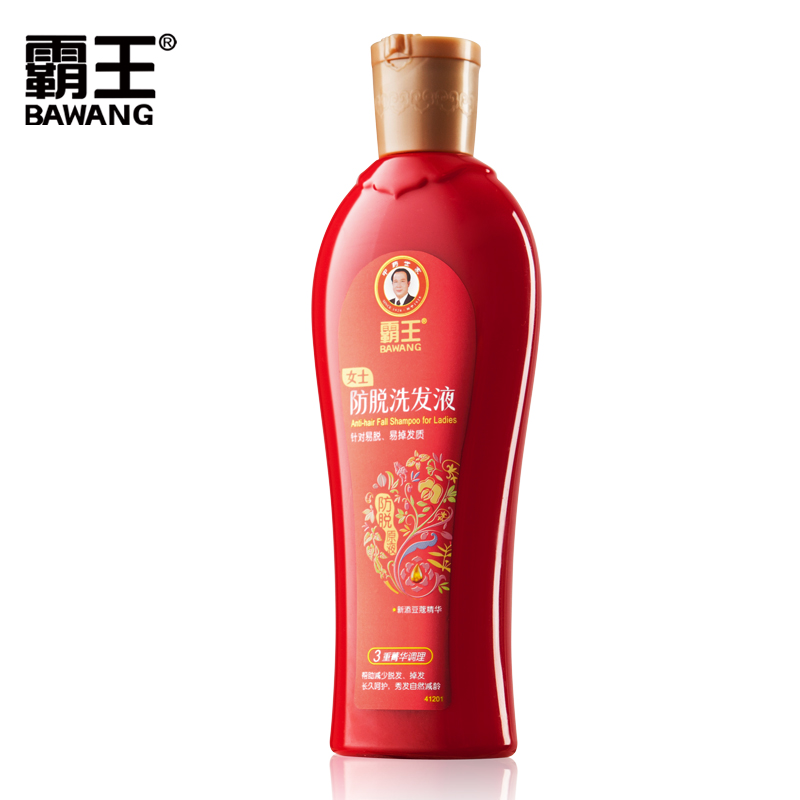 霸王女士防脱洗发液206ml 强韧 防脱发断发掉发 顺滑 滋润 女用