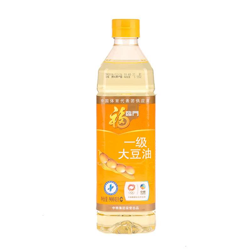 【苏宁易购】福临门 一级大豆油 900ml