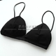 Phong cách châu Âu và Mỹ đơn giản áo ngực cup tam giác mỏng không có vòng thép đồ lót bikini với một chiếc áo ngực mịn có thể được mặc bên ngoài quần lót buộc dây Bikini
