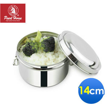 PayEasy台湾官网直邮 日本Pearl Horse不锈钢双层便当盒/14cm