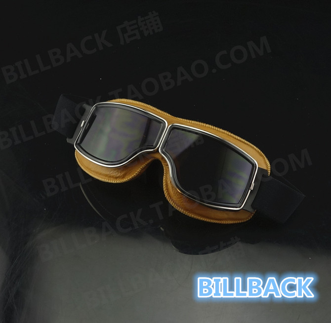 BILLBACK spot] Harley with half helmet retro riding windproof sunglasses goggles with Biltwell