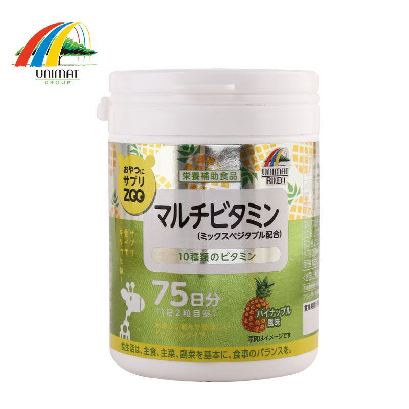 日本发 unimat复合维生素 咀嚼片 150粒