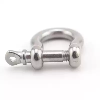 304 stainless steel bow shackle arc shackle shackle chain Buckle Load-bearing shackle hook M5
