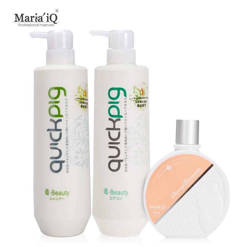 法国MariaiQ玛丽智慧模特儿补水修复洗护套装L04持久留香750ml