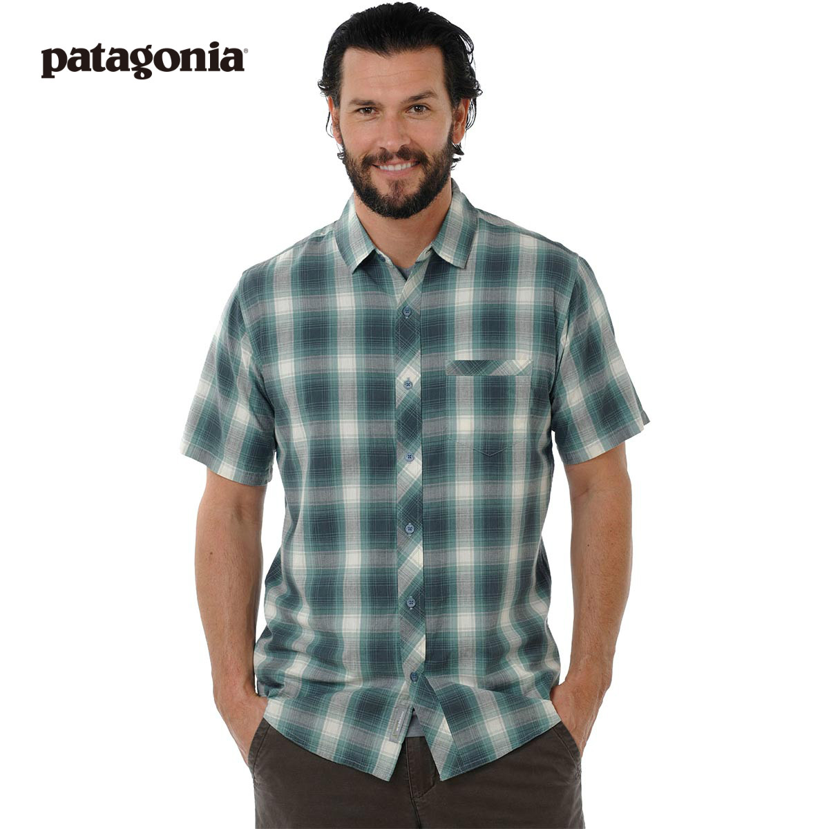 PATAGONIA/巴塔哥尼亚 男款运动舒适速干长袖衬衫 54066