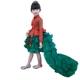 Cô gái chủ nhà đám cưới ponchos trailing trẻ em catwalk buổi tối công chúa váy hoa cô gái mô hình trang phục piano