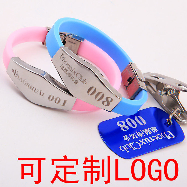 Custom sauna hand card number plate Digital foot bath Fitness club Swimming pool bar storage card