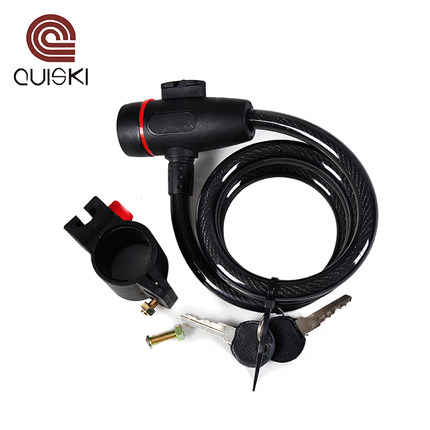 Universal Mountaineering Car Road Bike Lock Electric Motor Bike Theft Prevention Chain Steel Wire Lock U Type Lock 