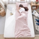 Giặt bông du lịch ở khách sạn qua túi ngủ bẩn khách sạn người lớn đôi bông kẻ sọc bông cầm tay chống bẩn mua túi ngủ Túi ngủ