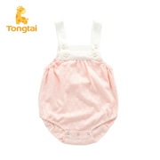 Tongtai mùa hè mới bé onesies nữ bé bông dây đeo vai quần áo sơ sinh jumpsuit áo choàng