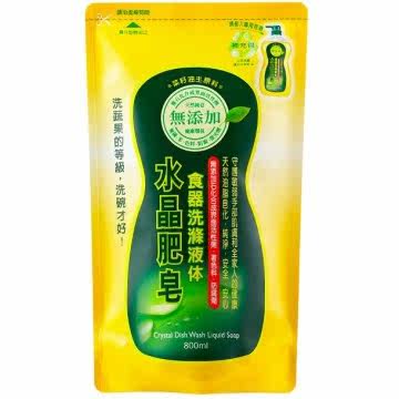 南侨水晶肥皂 食器洗涤液体补充包800ml