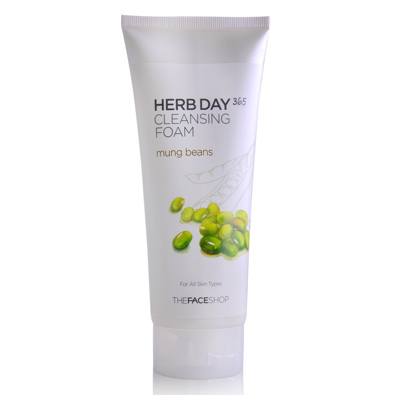 【天猫超市】菲诗小铺每日绿豆泡沫洁面膏170g补水保湿洗面奶女