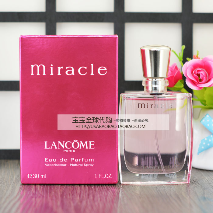 Lancome兰蔻Miracle真爱奇迹女士香水30ml淡香精EDP法国