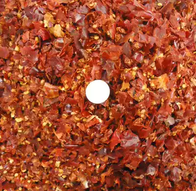 Dried red chili powder noodles a catty of 500 grams of medium 1-2cm less salt is not spicy, more fragrant Jixi spicy dishes