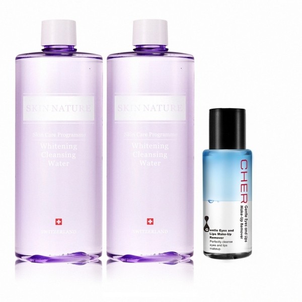 【Skin Nature】断黑净白卸妆液 500ml 2入 【加赠 FG特优 CHER不