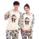 Nhật Bản và Hàn Quốc Crayon Shinchan Pyjama Mùa đông dài tay Flannel dày phim hoạt hình nam và nữ dịch vụ nhà bộ cotton đẹp mặc nhà Cặp đôi